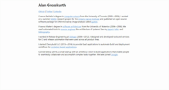 Desktop Screenshot of grosskurth.ca